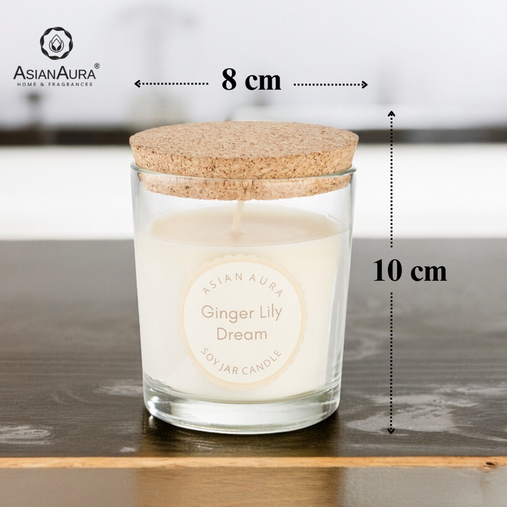 Ginger Lily Dream Glass Jar Candle