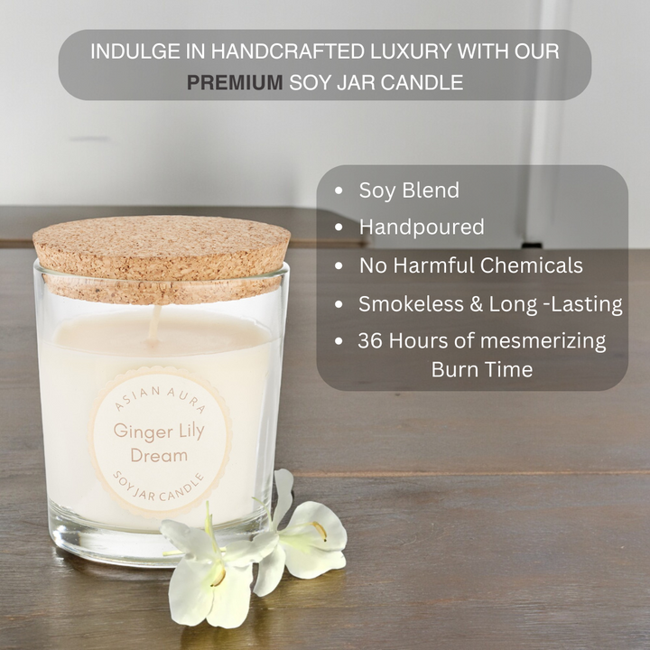 Ginger Lily Dream Glass Jar Candle