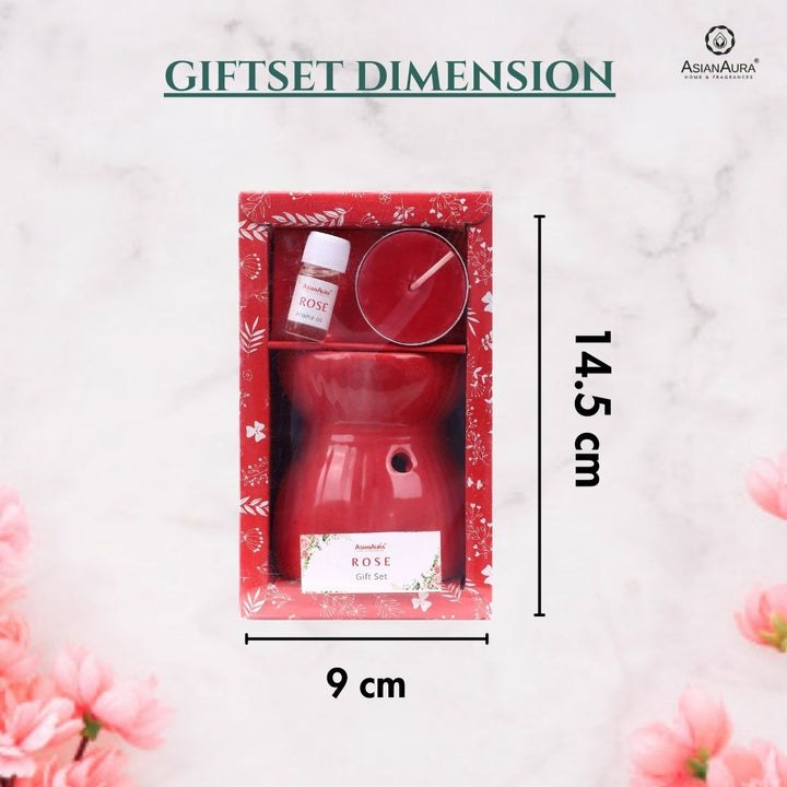 Aroma Diffuser Giftset | Rose Fragrance