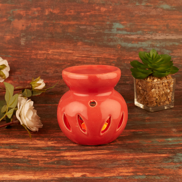 Red Leaf Cut Candle Diffuser