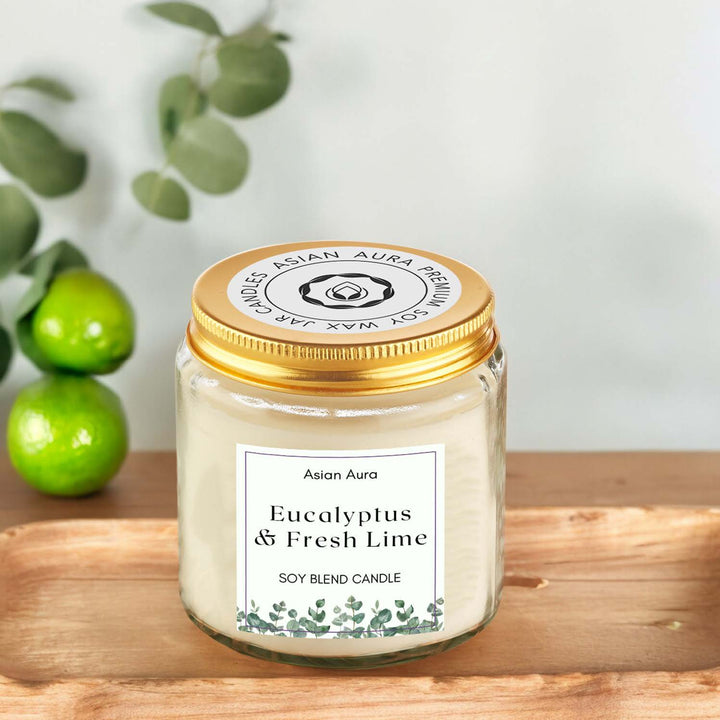 Eucalyptus & Fresh Lime Screw Jar candle