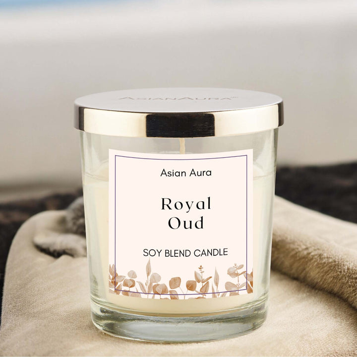 Royal Oud Premium Glass Jar Candle