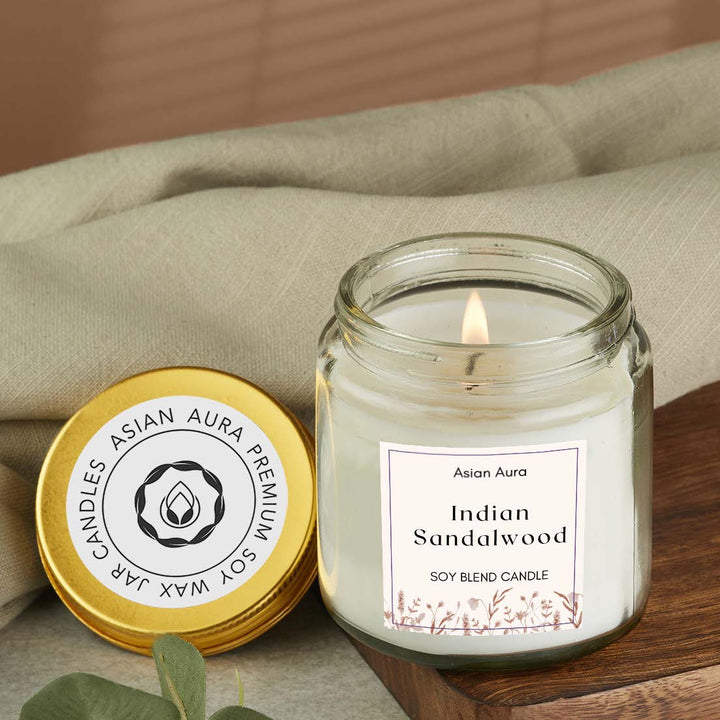 Indian Sandalwood Screw Jar Candle
