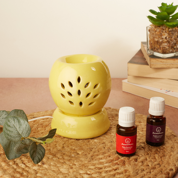 Yellow Round Shaped Electric Diffuser