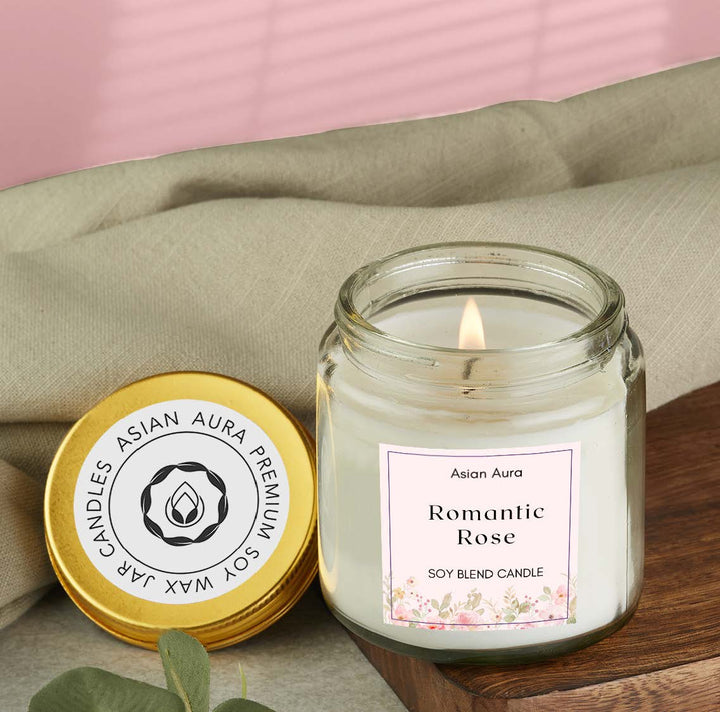 Romantic Rose Screw Jar Candle