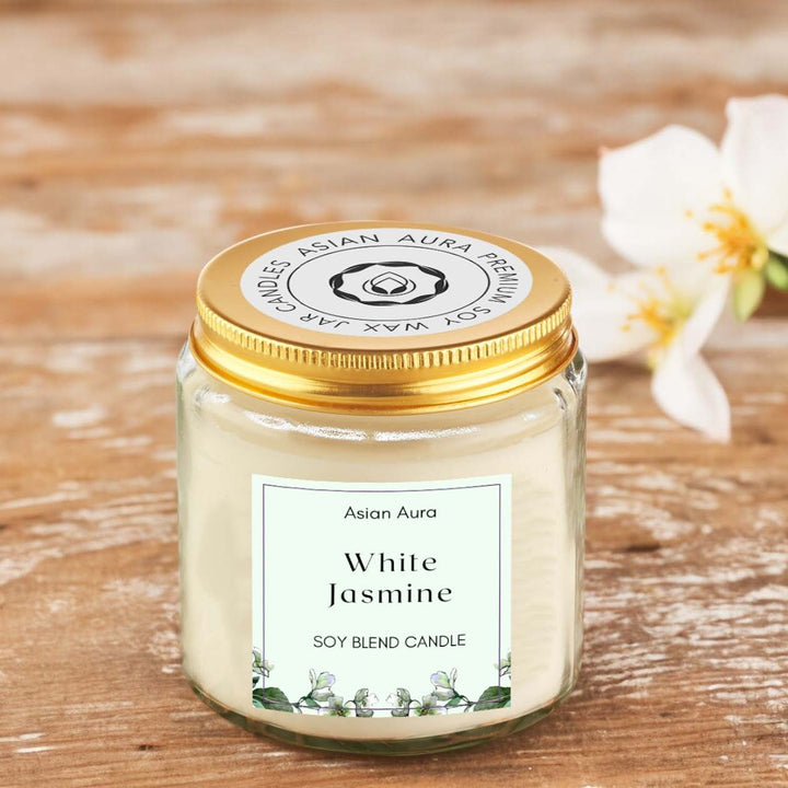 White Jasmine Screw Jar Candle