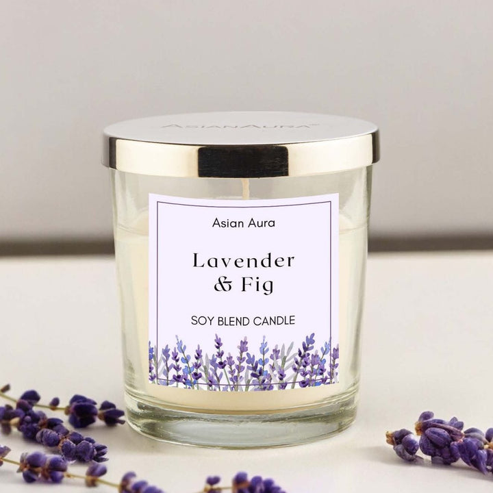 Lavender & Fig Premium Glass Jar Candle