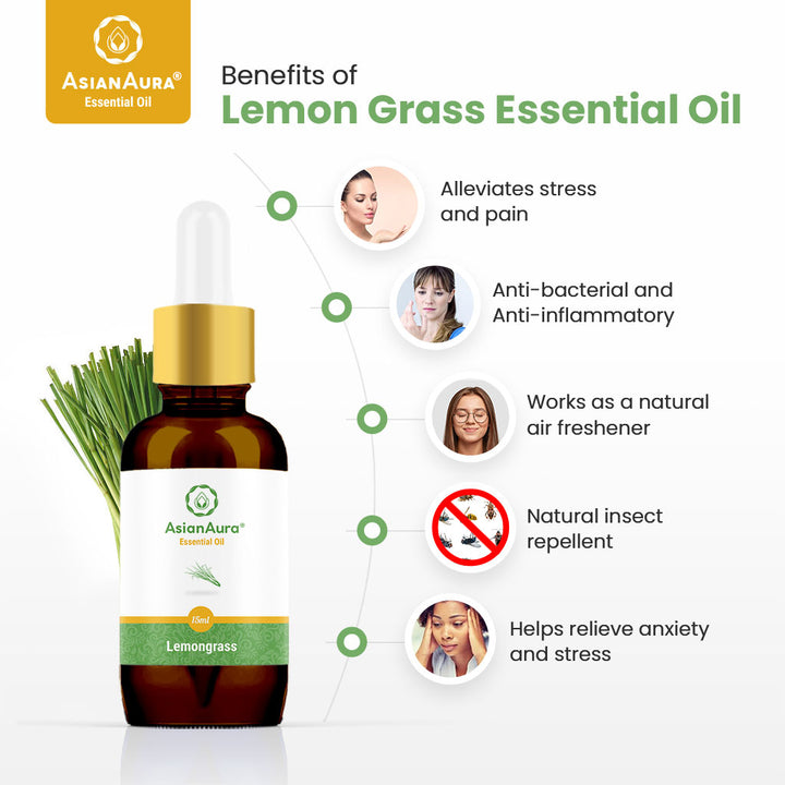 Lemongrass Essential Oil (15 ml)