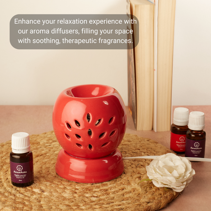 Red Round Shape Electric Diffuser