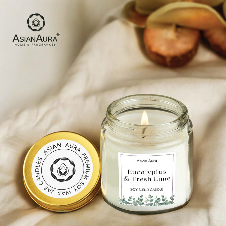 Eucalyptus & Fresh Lime Screw Jar candle