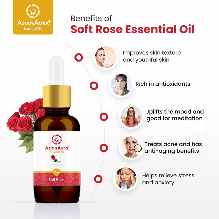 Soft Rose Essential Oil (15 ml)