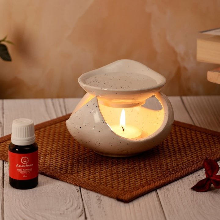Shell Candle Diffuser - White