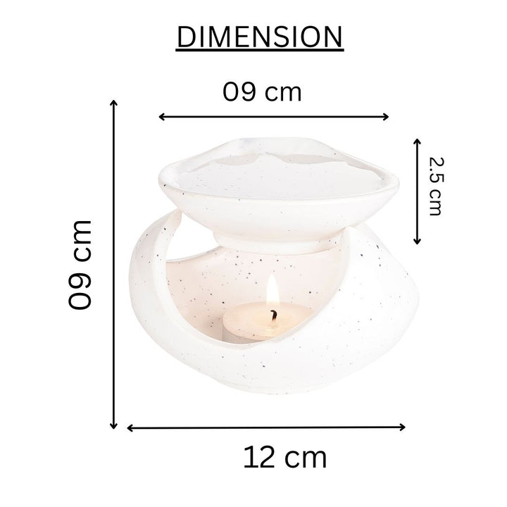 Shell Candle Diffuser - White