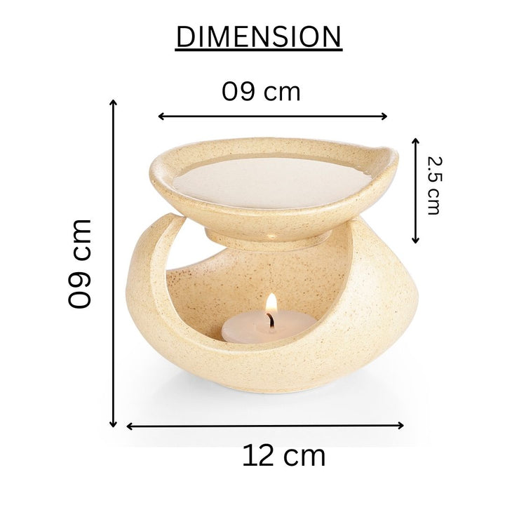 Shell Candle Diffuser - Brown
