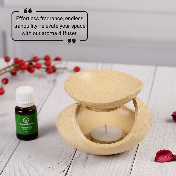 Shell Candle Diffuser - Brown