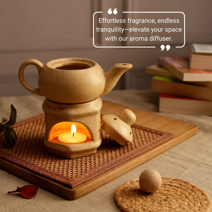 Brown Kettle Candle Diffuser