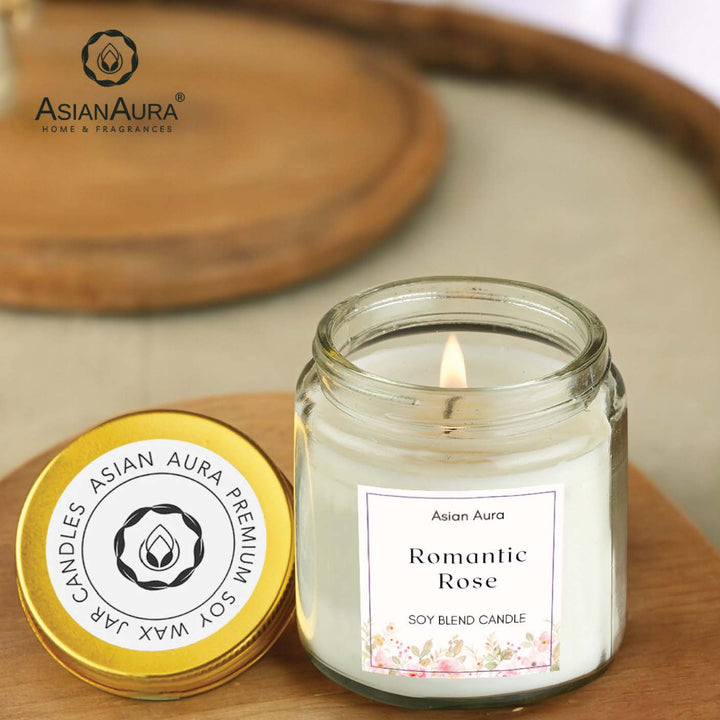 Romantic Rose Screw Jar Candle