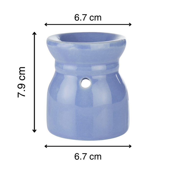 Blue Ceramic Candle Diffuser for Home Decor and Fragrance