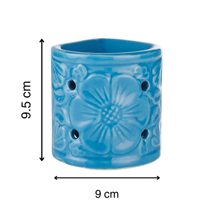 Blue Ceramic Candle Aroma Diffuser