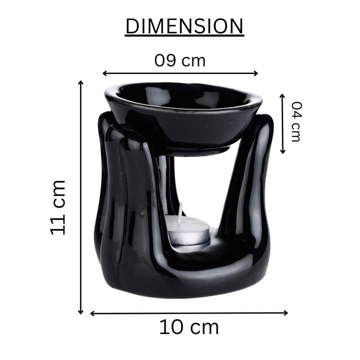 Hand Candle Diffuser - Black