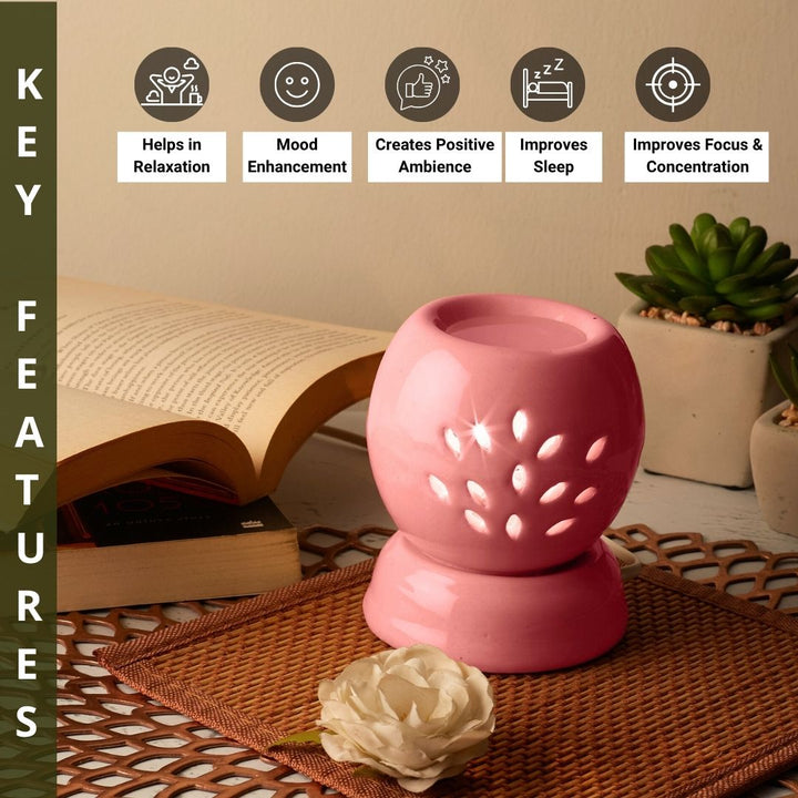 Light Pink Round Shaped Electric Diffuser