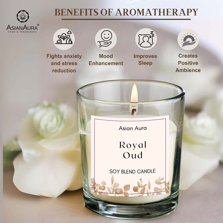 Royal Oud Premium Glass Jar Candle