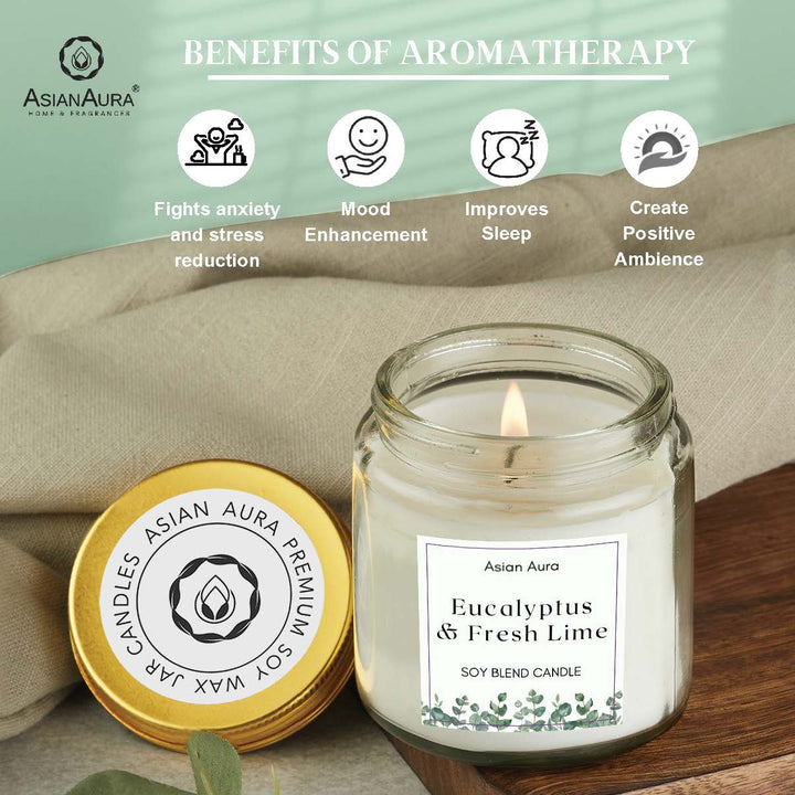 Eucalyptus & Fresh Lime Screw Jar candle