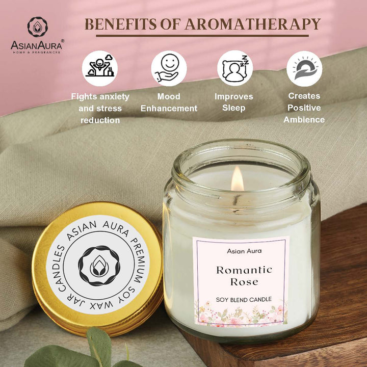 Romantic Rose Screw Jar Candle