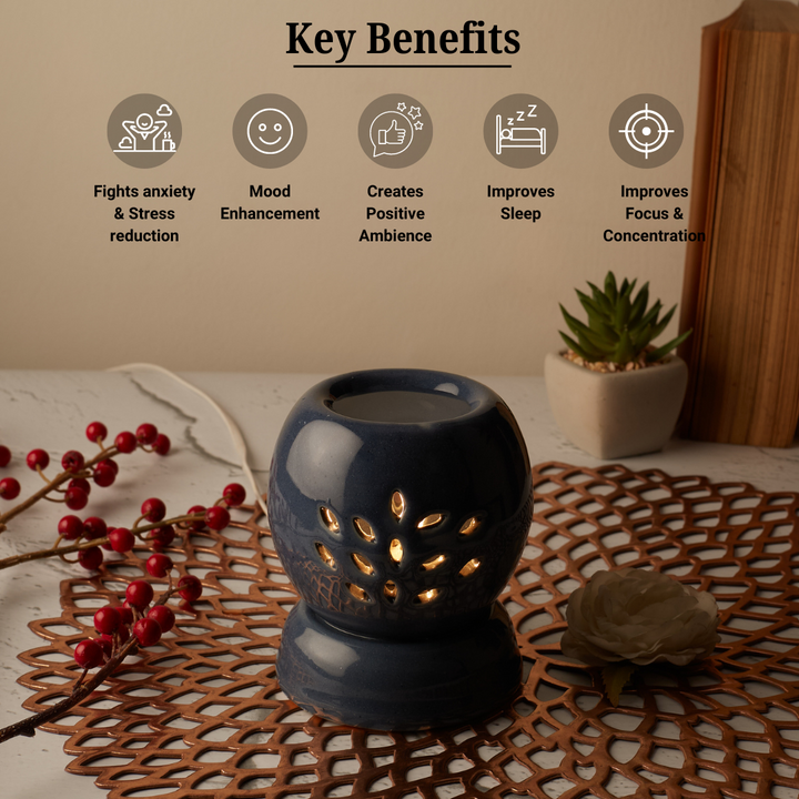 Grey Round Shaped Electric Diffuser
