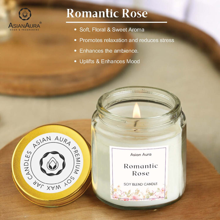 Romantic Rose Screw Jar Candle