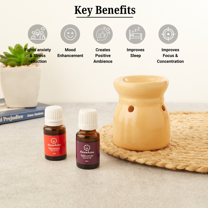 Beige Candle Diffuser For Aromatherapy