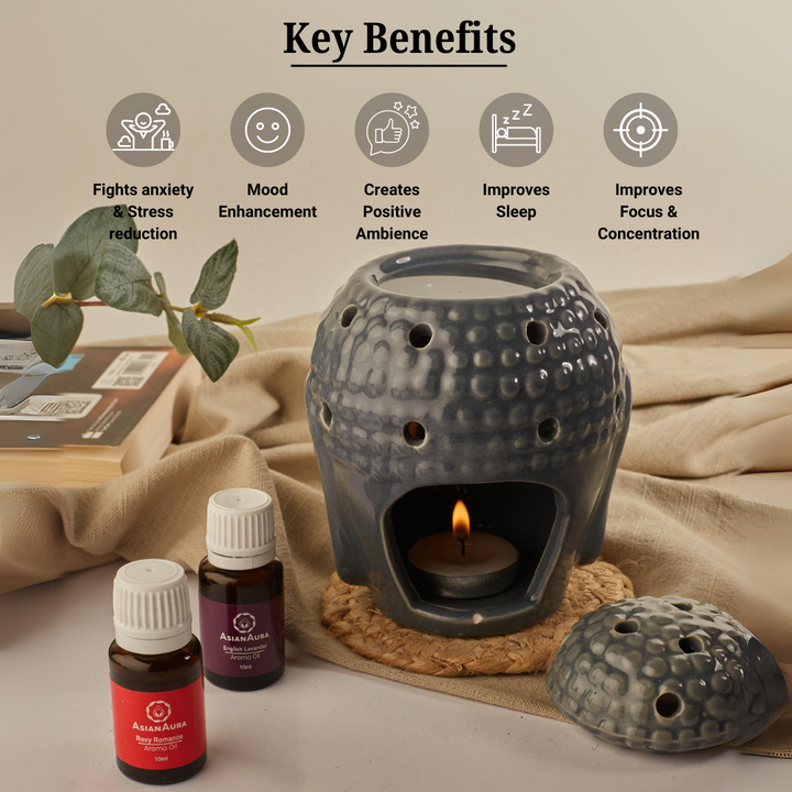 Grey Buddha Candle Diffuser