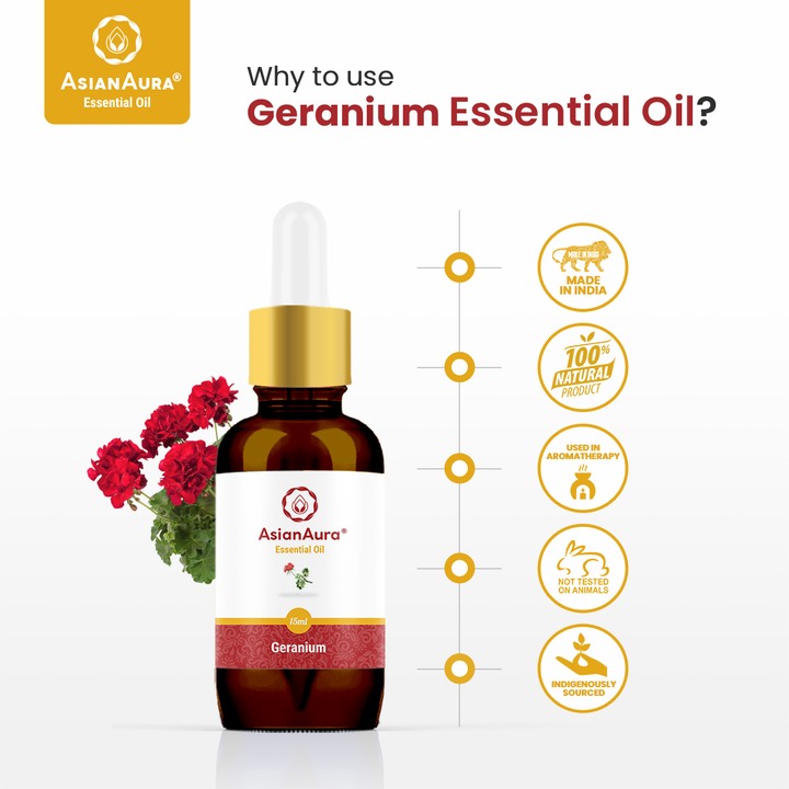 Geranium Essential Oil (15 ml)