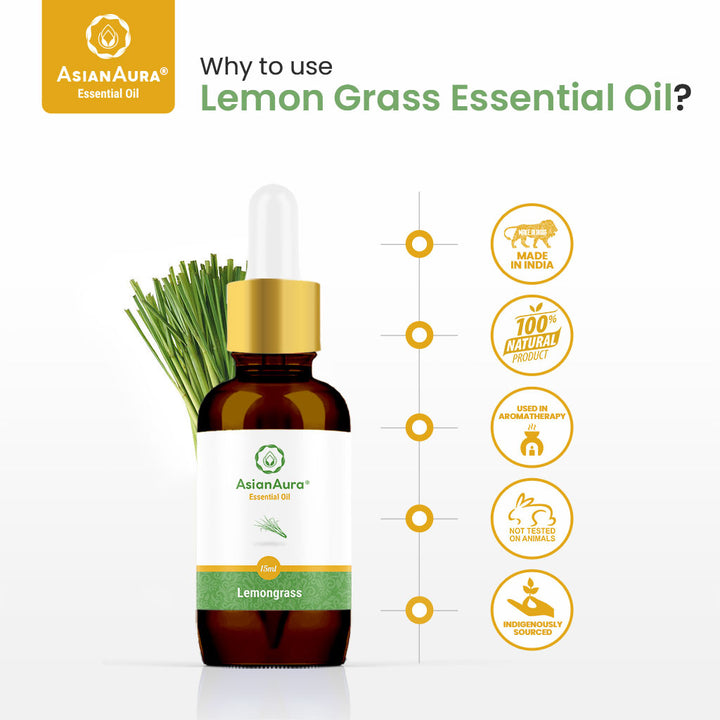 Lemongrass Essential Oil (15 ml)