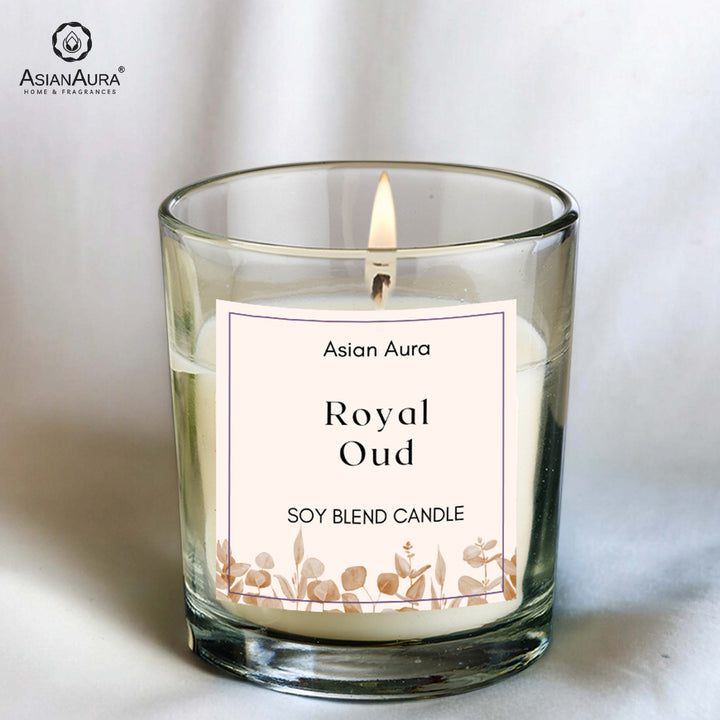 Royal Oud Premium Glass Jar Candle