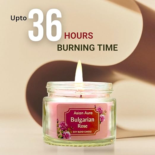 Scented Glass Jar Candles (Pack of 8)