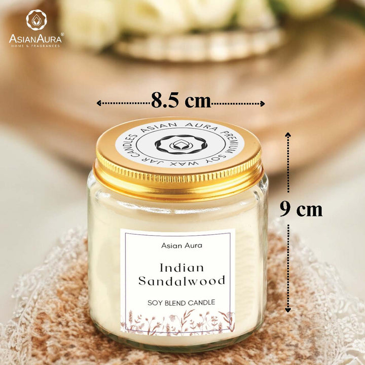 Indian Sandalwood Screw Jar Candle