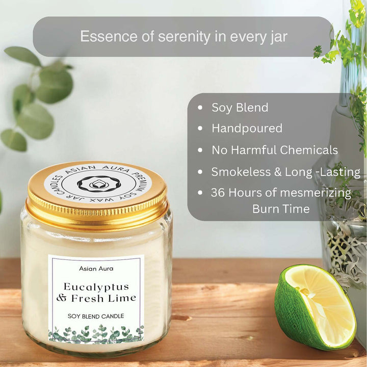 Eucalyptus & Fresh Lime Screw Jar candle