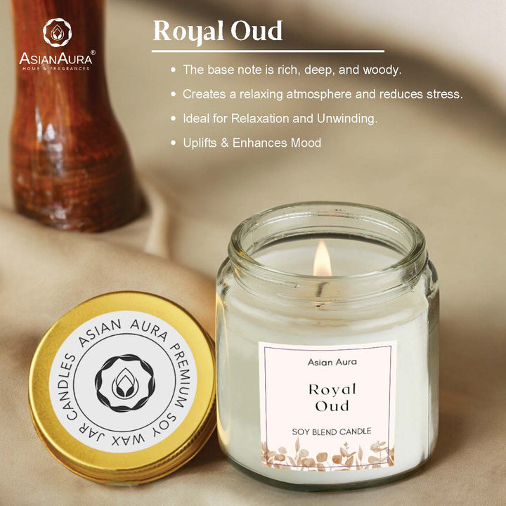 Royal Oud Screw Jar Candle