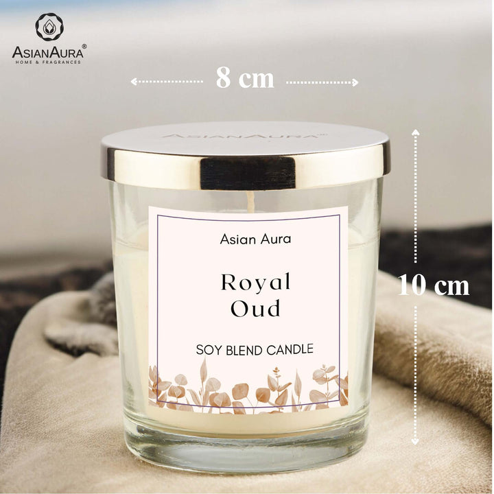 Royal Oud Premium Glass Jar Candle