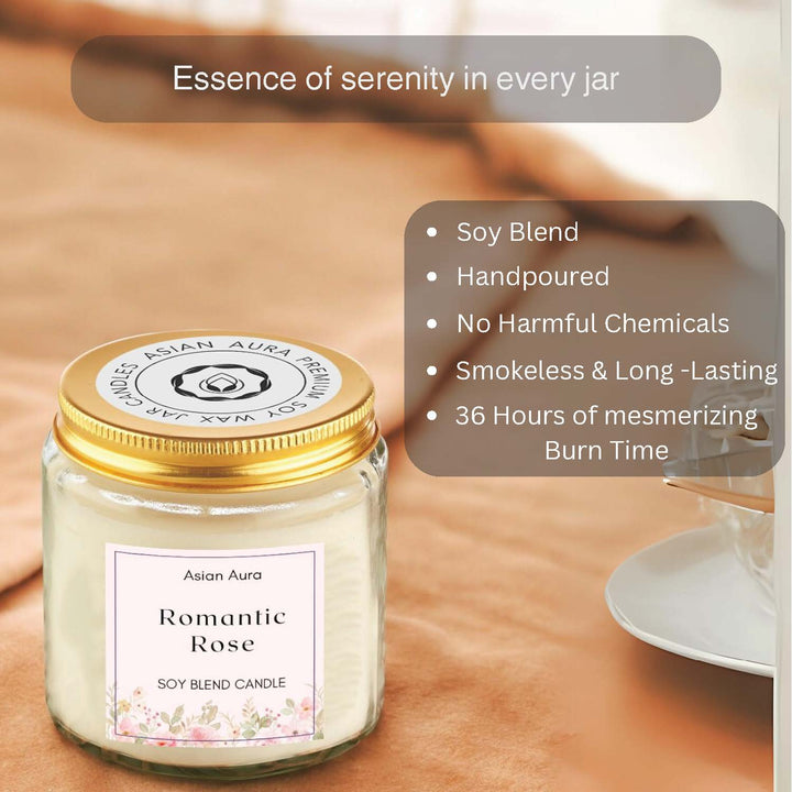 Romantic Rose Screw Jar Candle