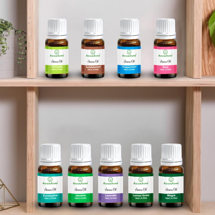 Assorted Fragrances Aroma Oils (Pack of 9)