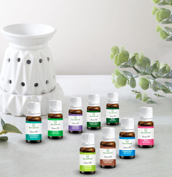 Assorted Fragrances Aroma Oils (Pack of 9)