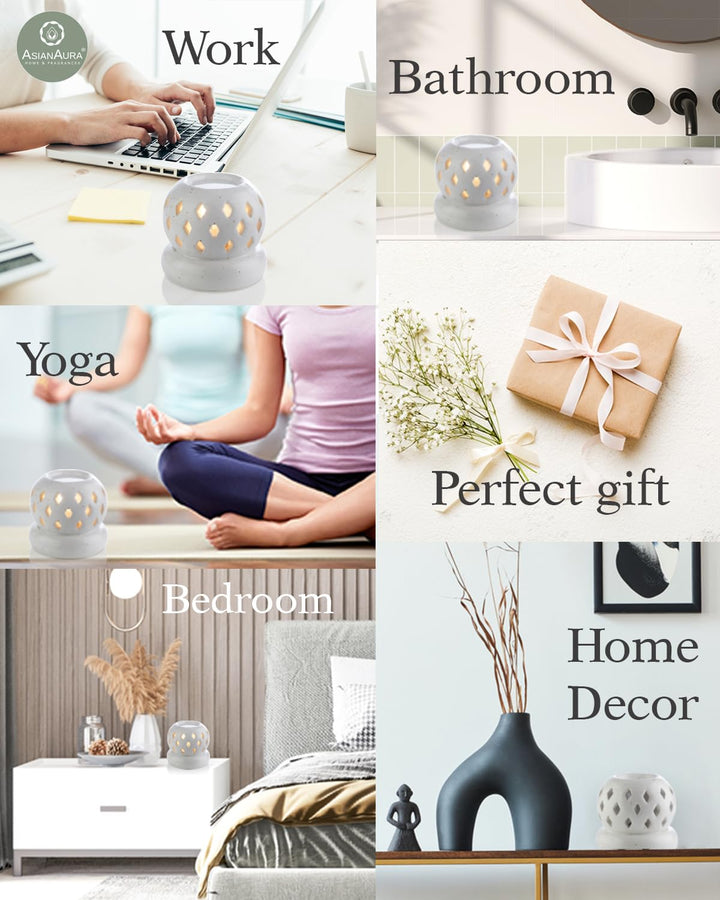 Diamond Carving Ceramic Electric Diffuser