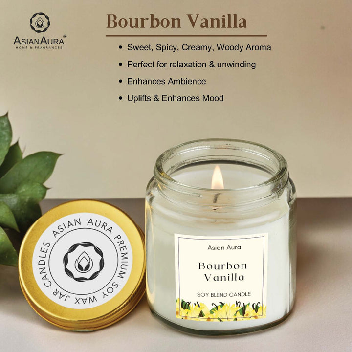 Bourbon Vanilla Screw Jar candle