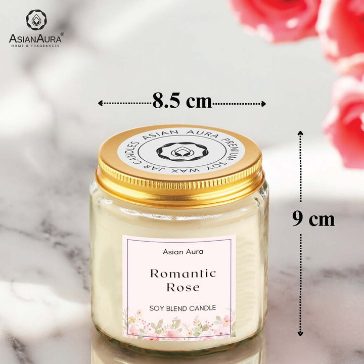 Romantic Rose Screw Jar Candle