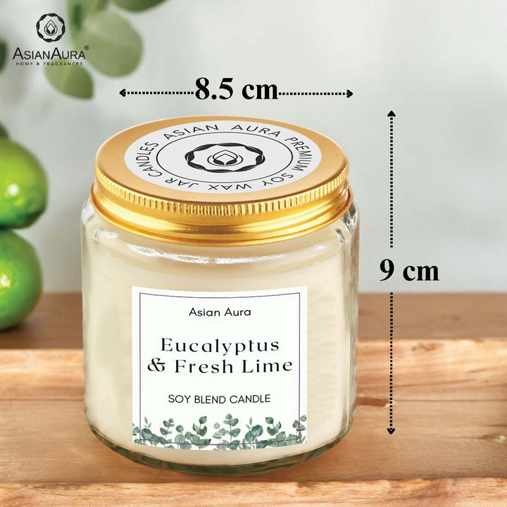 Eucalyptus & Fresh Lime Screw Jar candle