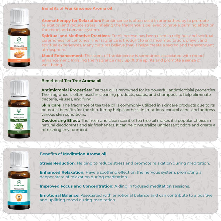 Meditation Aroma Oil (Pack of 6)