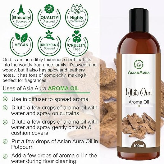 White Oud Aroma Oil 100ml