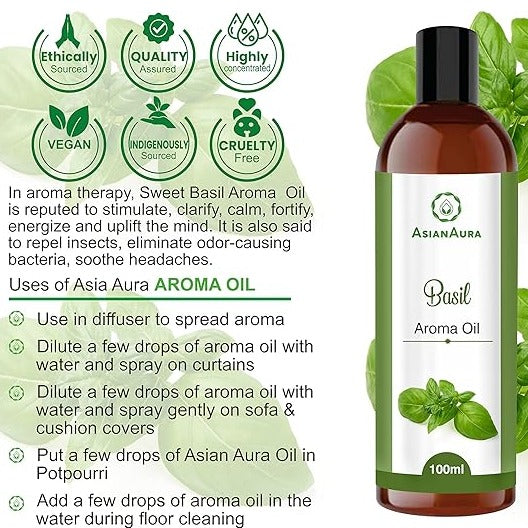 Basil Aroma Oil 100ml